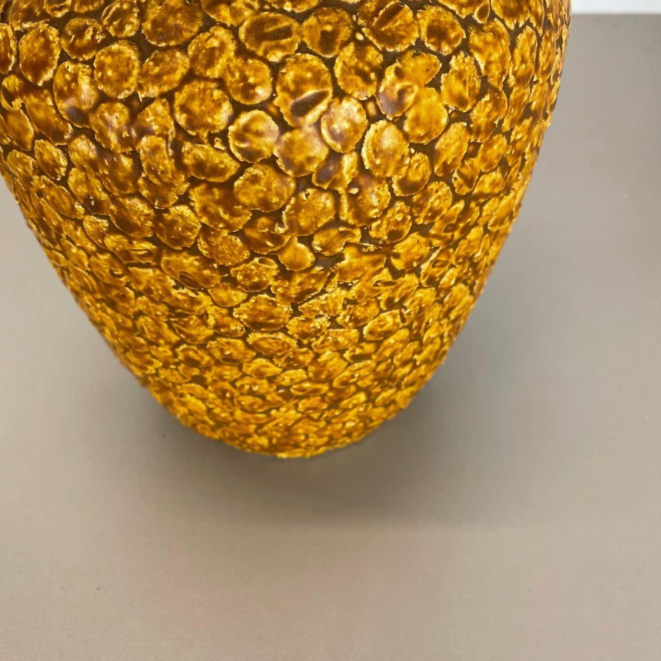 Super Colorful Fat Lava Pottery "Contura" Vase By Bay Ceramics, Germany, 1950s photo buy