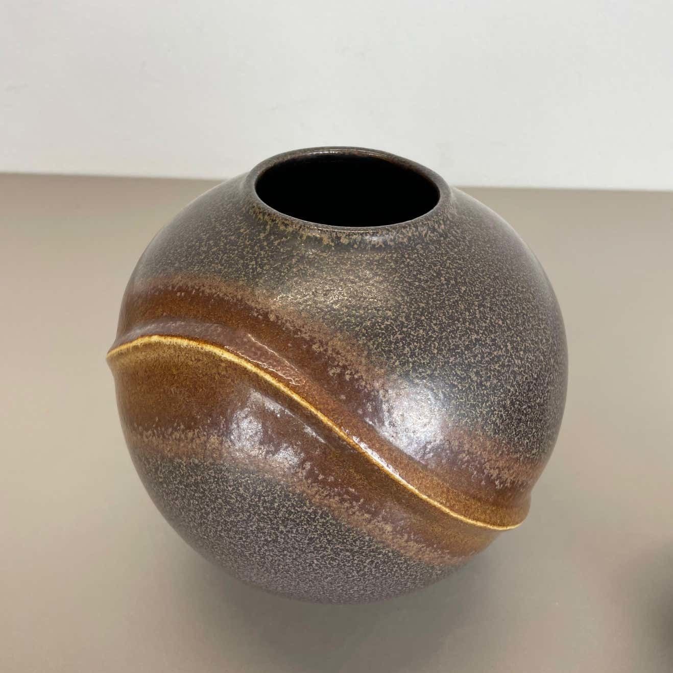 Set Of 2 Rare Ceramic Pottery "Orion" Vases By Dümler And photo vintage