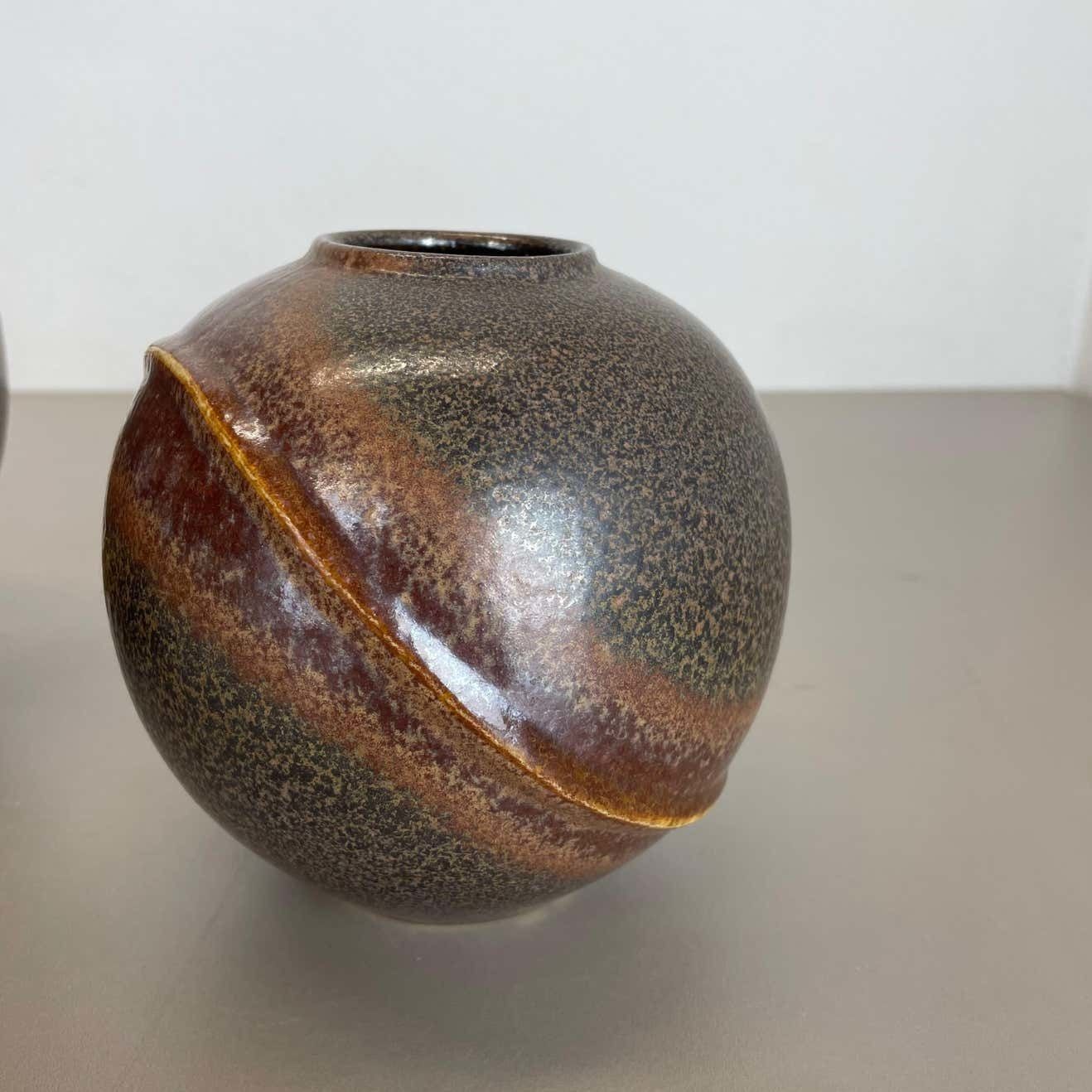 photo vinterior Set Of 2 Rare Ceramic Pottery "Orion" Vases By Dümler And