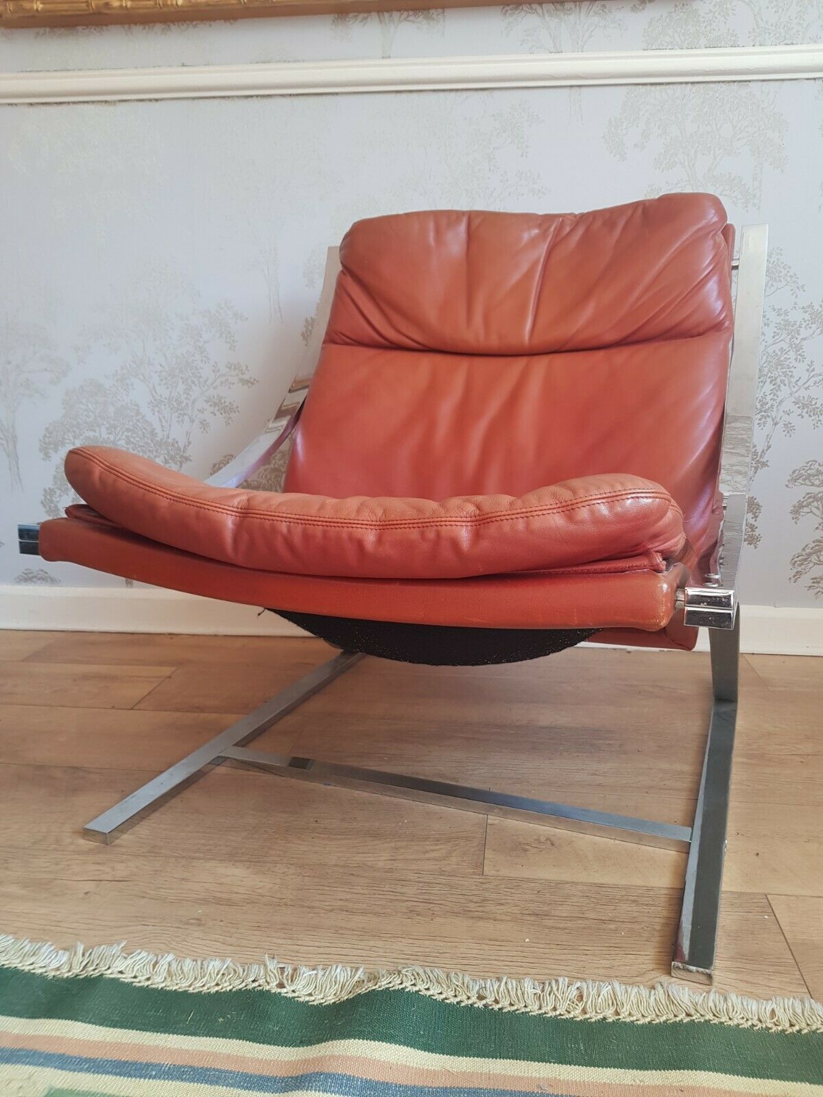 A Mid Century Leather Armchair By Paul Tuttle For Strassle Switzerland photo furniture