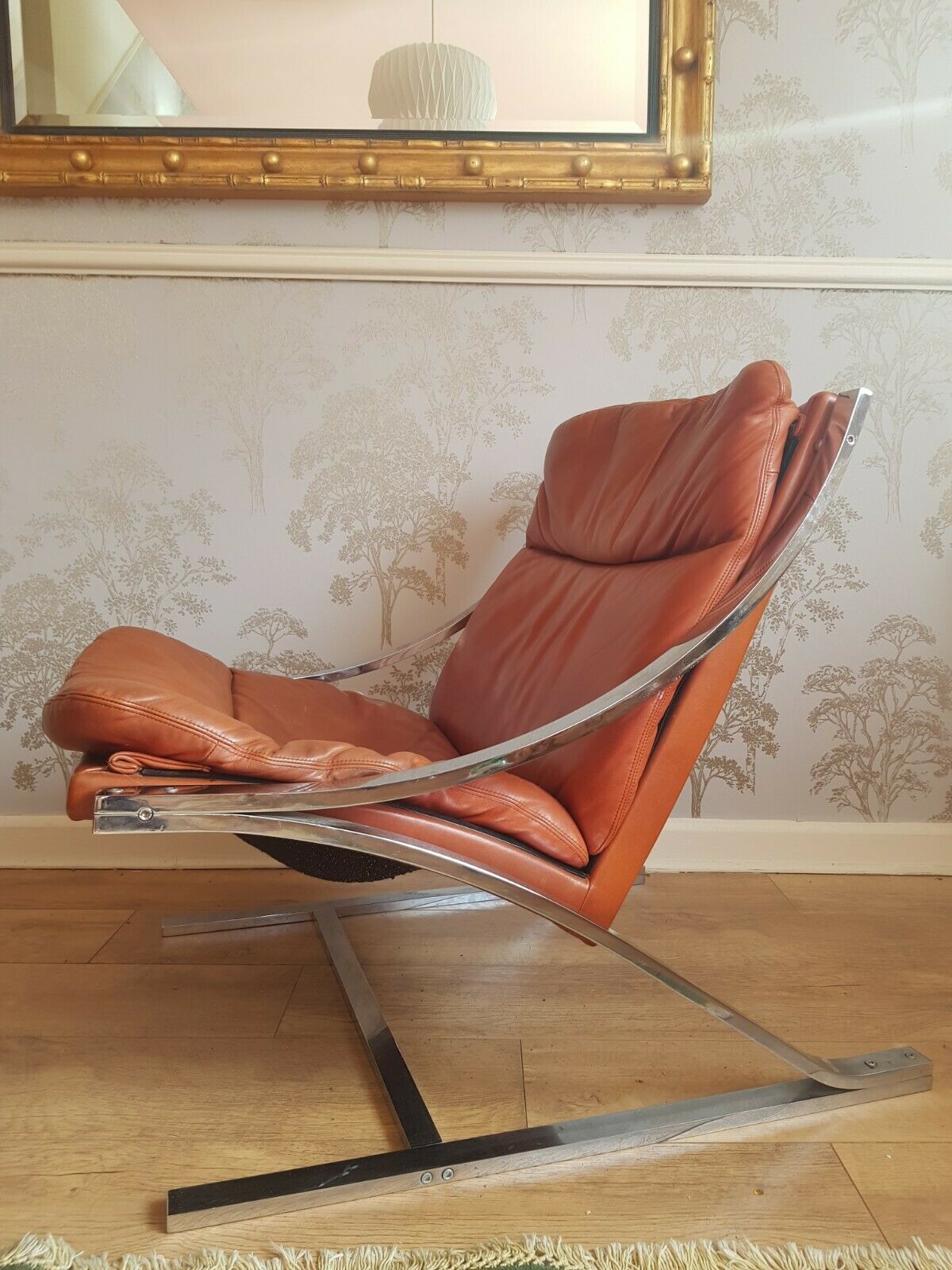 A Mid Century Leather Armchair By Paul Tuttle For Strassle Switzerland photo 995.0