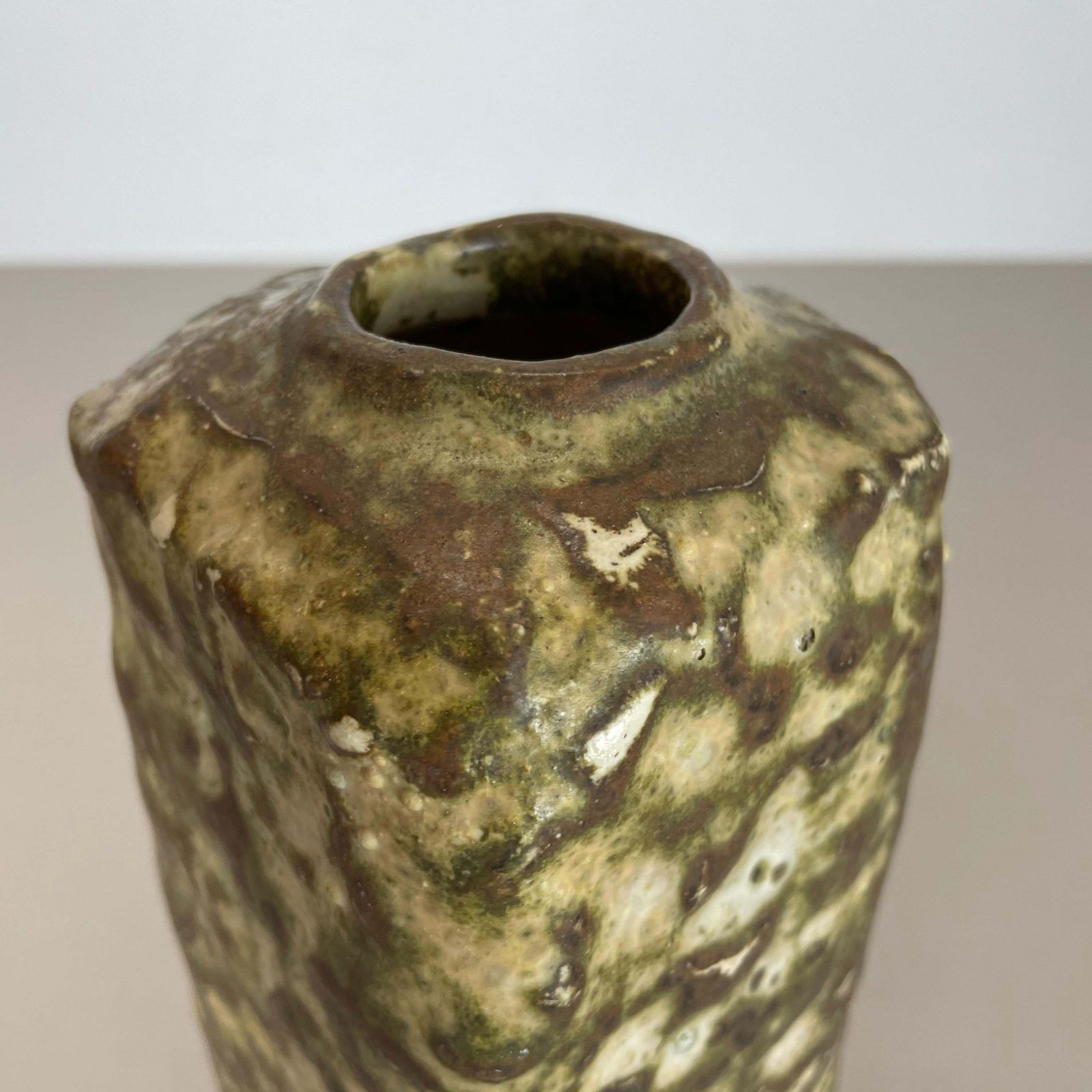Original 1960 Ceramic Studio Pottery Vase By Piet Knepper For Mobach Netherlands photo vintage