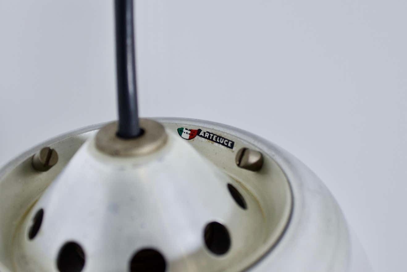 1 Of 35 Gino Sarfatti Pendants Model 2095/1 By Arteluce, Italy, 1958 photo Lighting