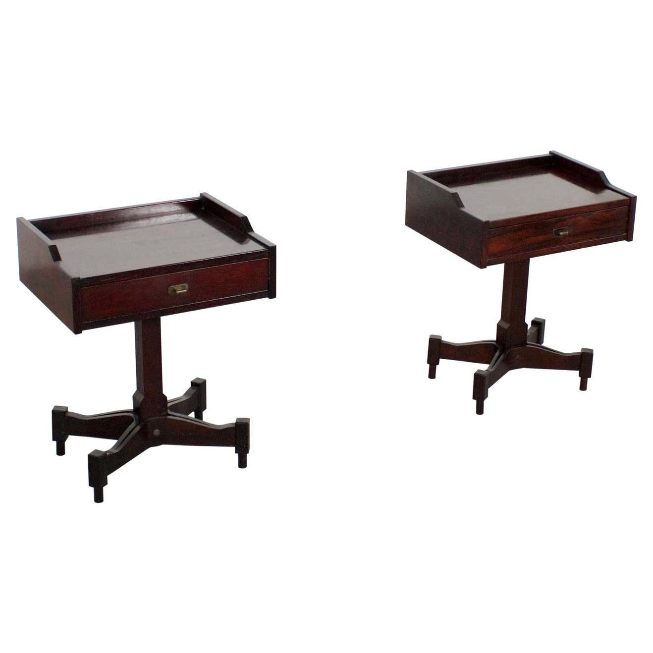 Rosewood Occasional Tables By Claudio Salocchi For Sormani, Italy, 1960s photo furniture