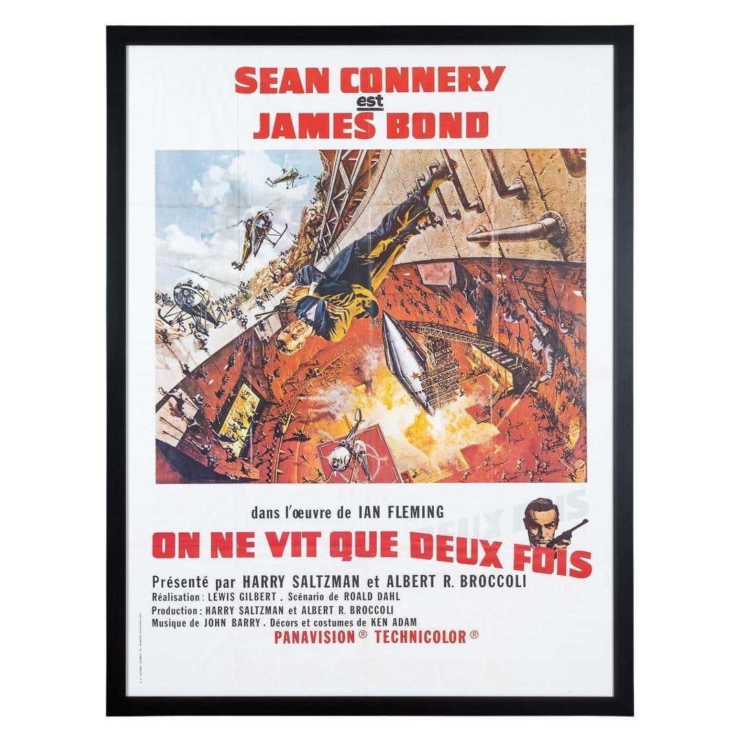 Original French Re Release James Bond 007 'You Only Live Twice' Poster, C.1980