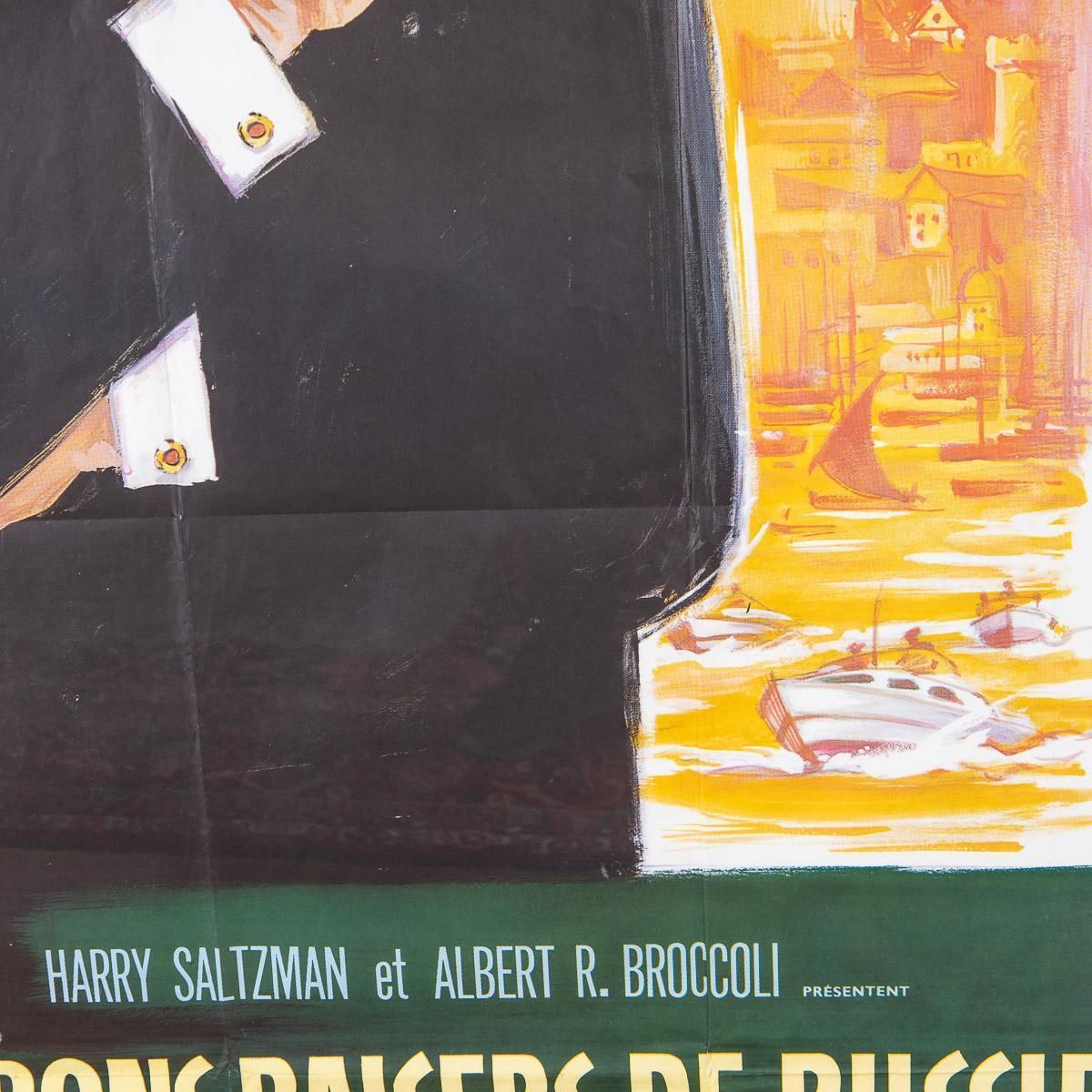 2595.0 Original French Re Release James Bond 007 'From Russia With Love' Poster C.1970s photo