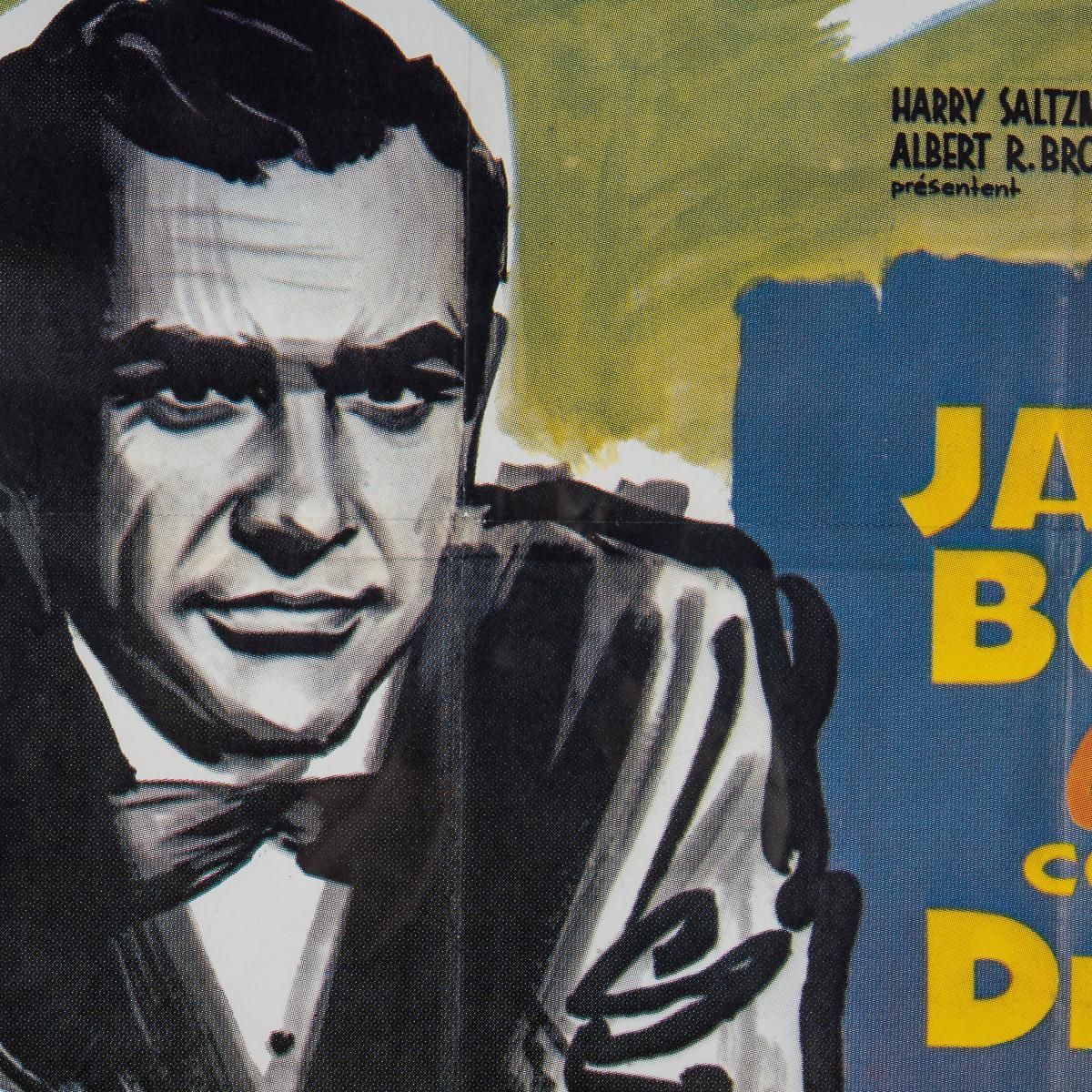 Original French Grande Re Release James Bond 007 DR. No Poster C.1980s photo Art
