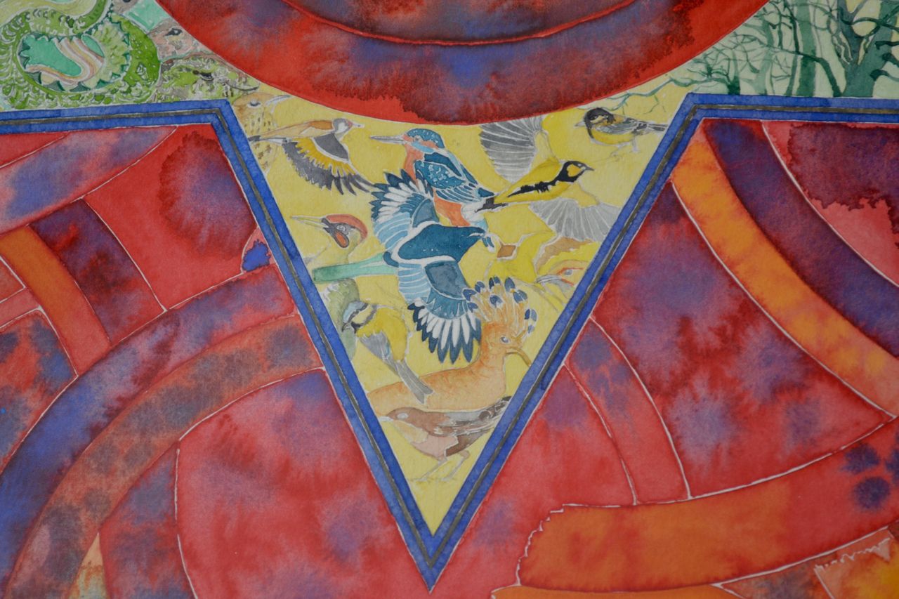 Kate Mckennan "Emergence" 20th Century Mixed Media photo for sale