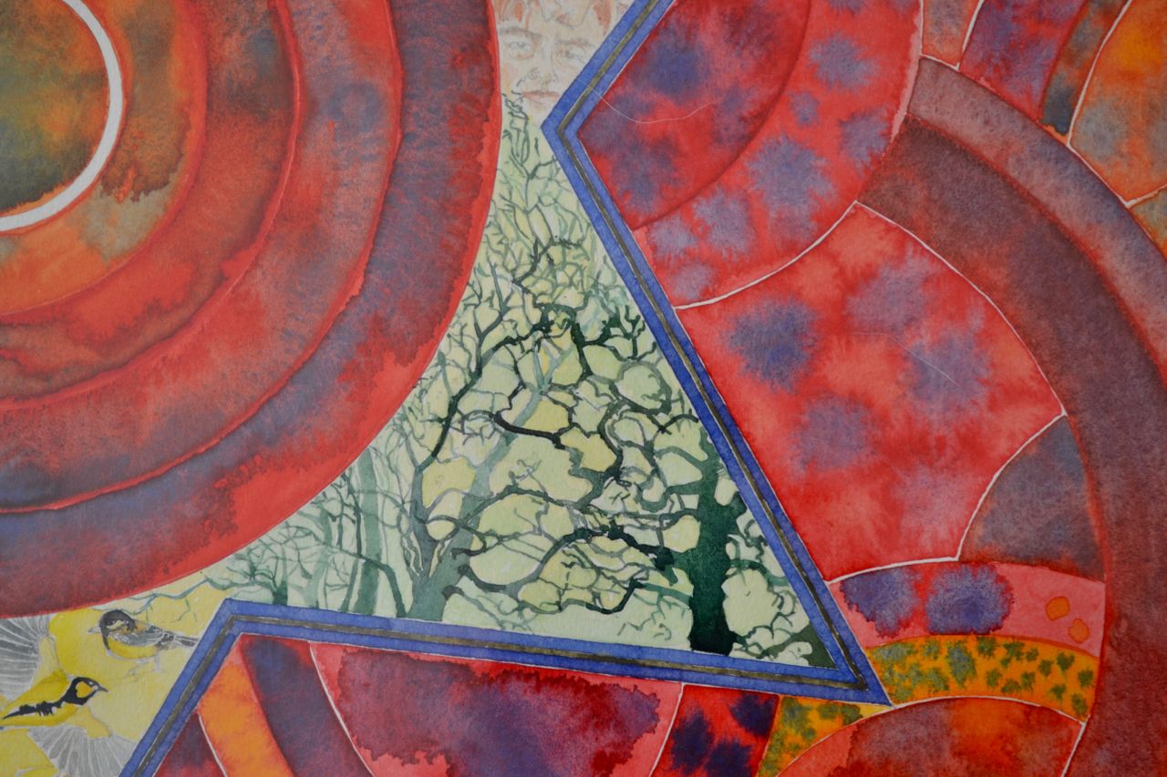 Kate Mckennan "Emergence" 20th Century Mixed Media photo 650.0
