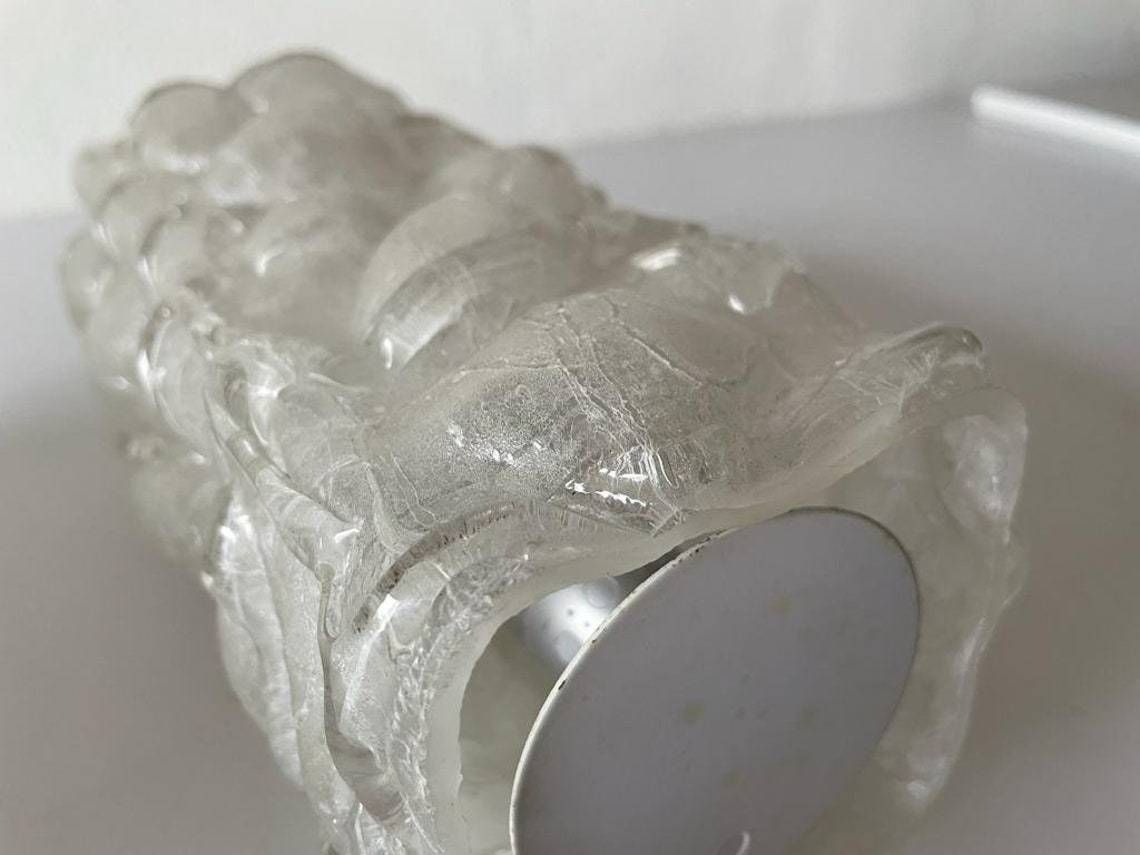 Crystal Glass In Exceptional Shape Pair Of Rare Sconces By Doria 1960 Germany photo buy
