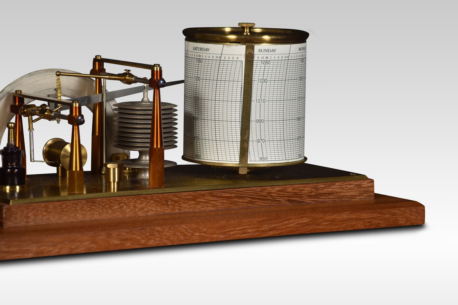 Mahogany Cased Barograph And Barometer By Negretti & Zambra photo 2232.0