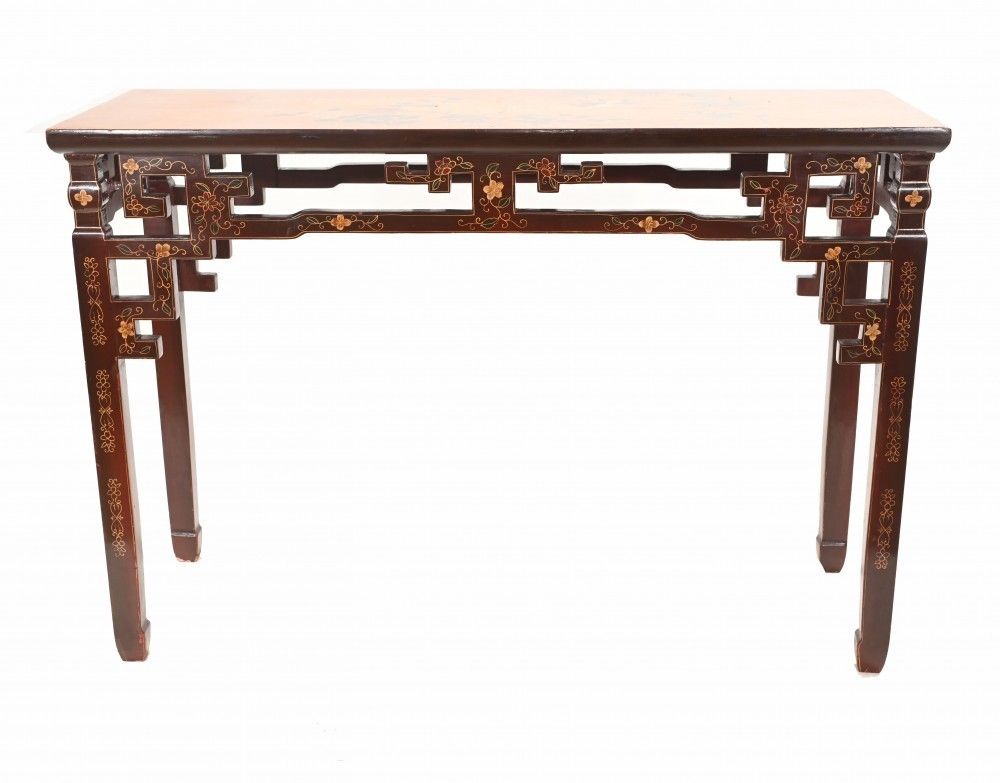 Painted Chinese Console Table Lacquer Furniture Interiors