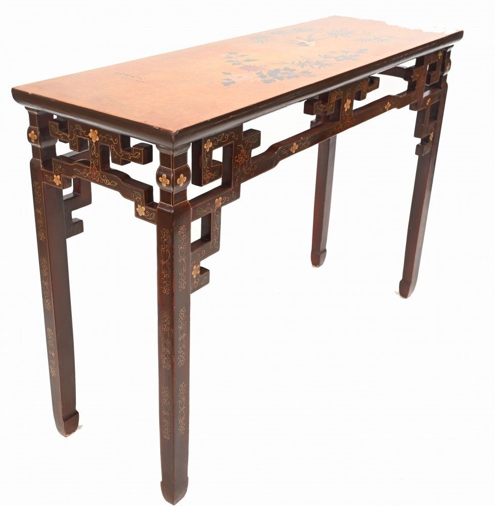 Painted Chinese Console Table Lacquer Furniture Interiors photo buy