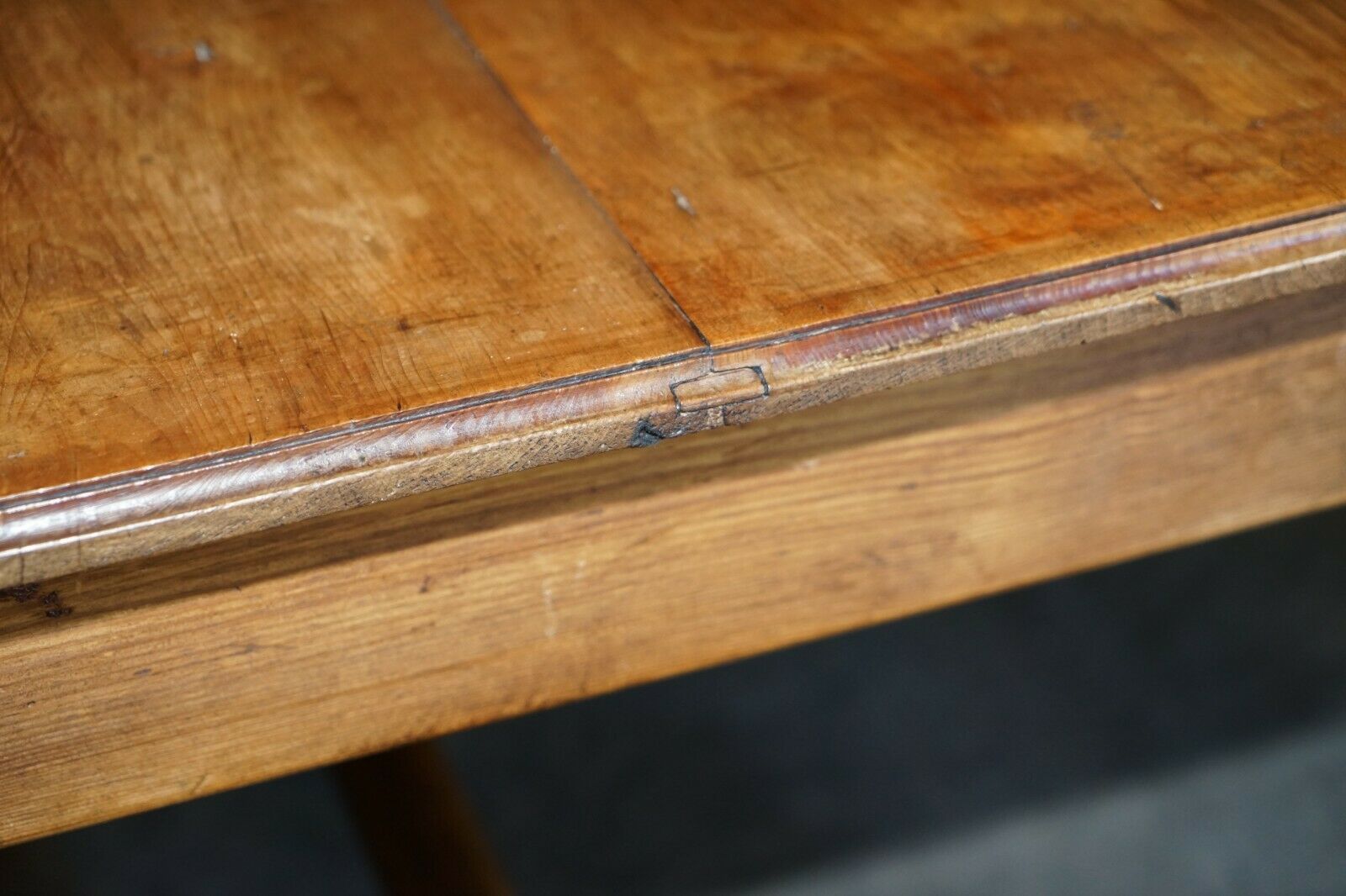 Furniture Unique Antique Victorian 1860 Ships Refectory Dining Table Phosphor Bronze Feet photo