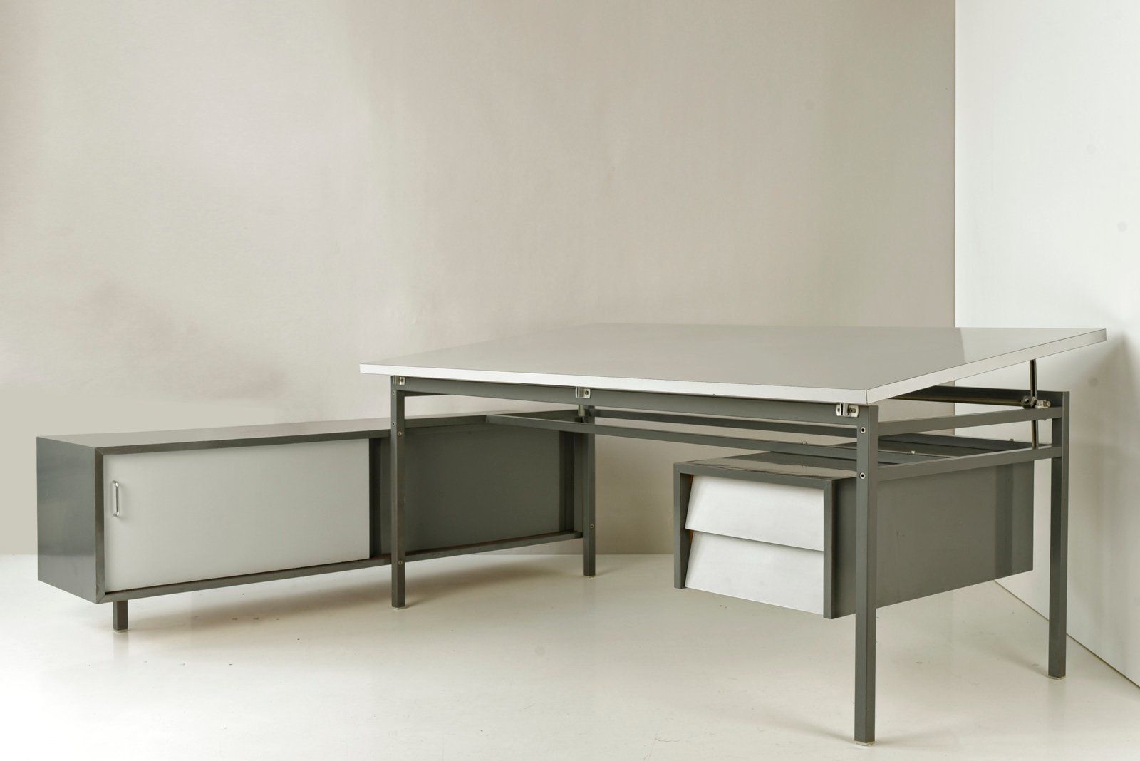 photo vinterior Angled Architect's Desk, Germany, 1960s