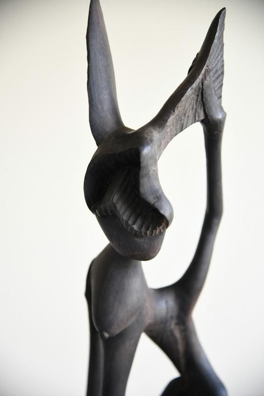 Large Makonde Sculpture, 1950s photo Home Decor