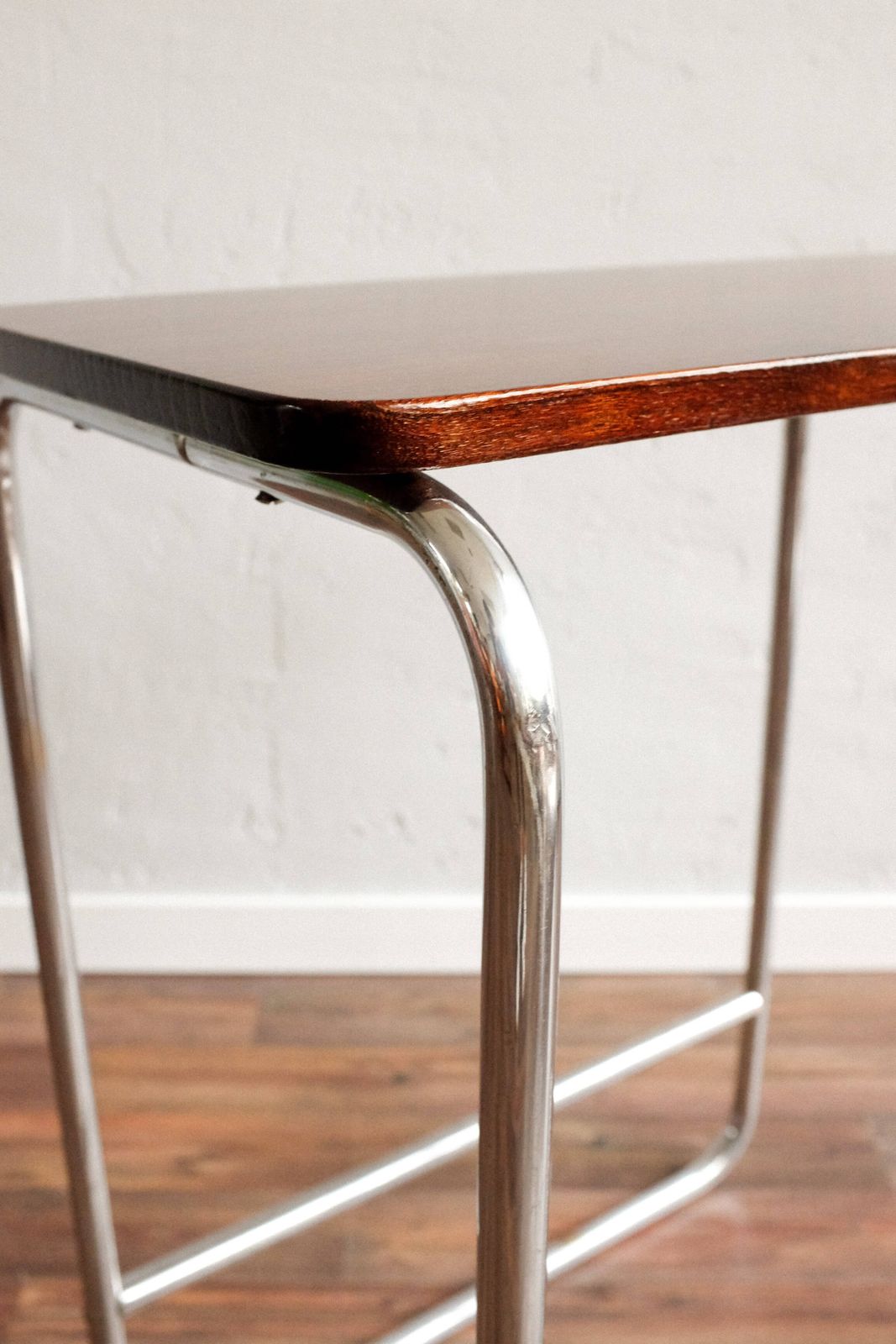 Bauhaus Style Side Table Made By Kovona Czechoslovakia, 1970s photo furniture