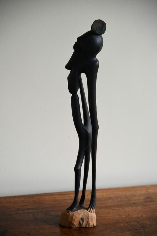 Makonde Shetani Sculpture, African photo furniture