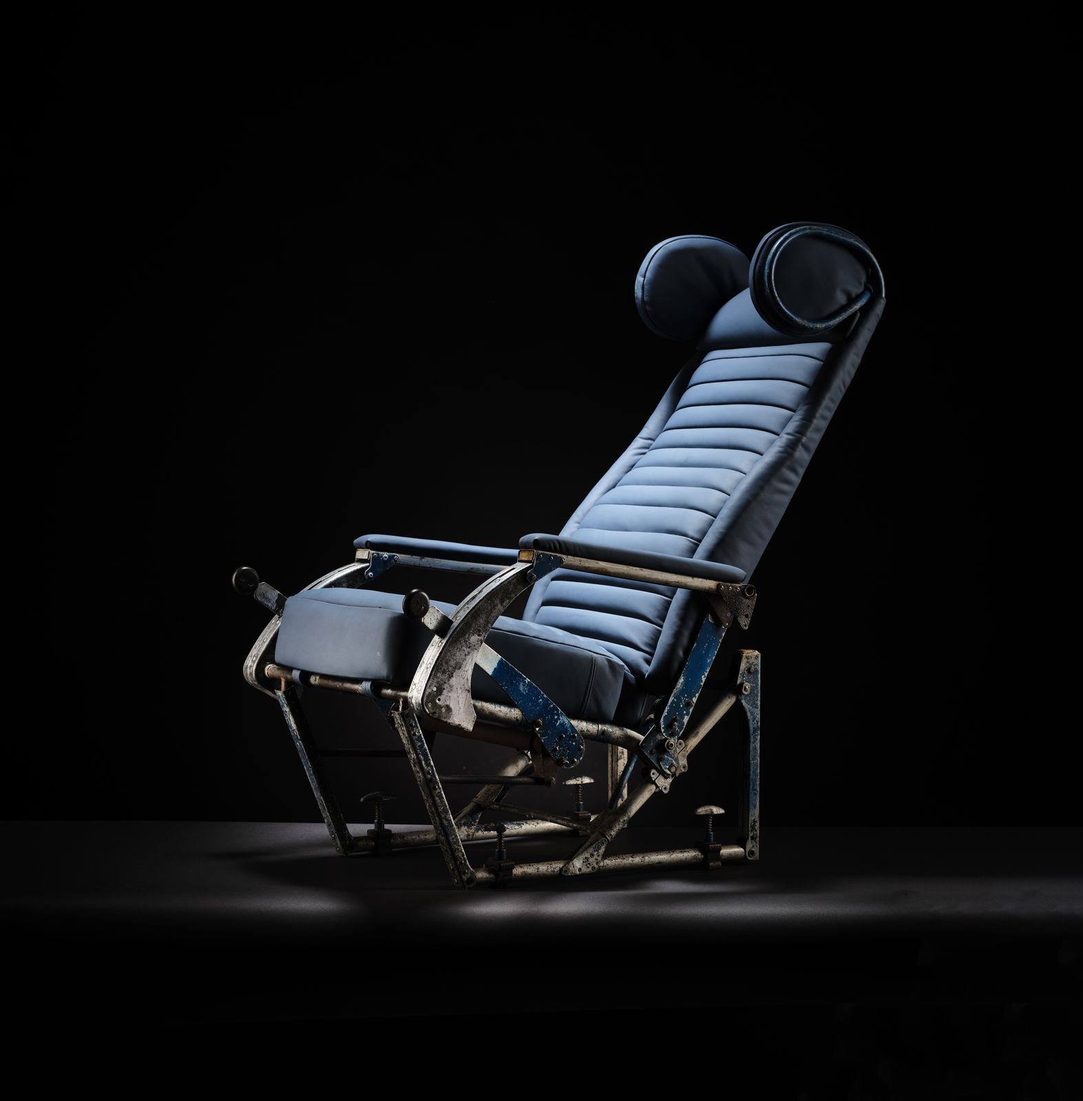 Unique One Off Vintage 1930's Ww2 Stirling Airways Converted Bomber Pilot Seat Chair. photo buy