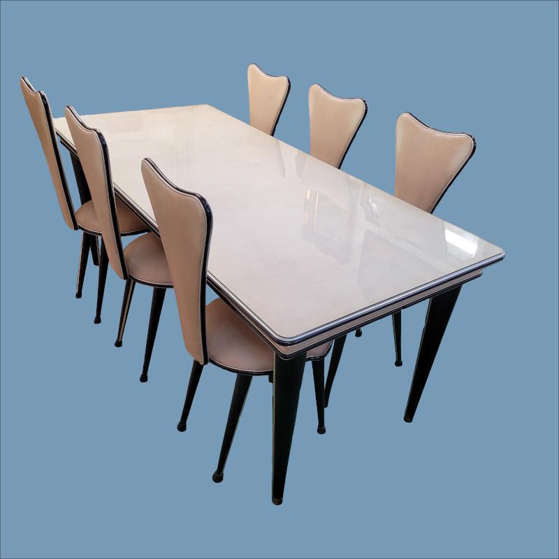 Umberto Mascagni For Harrods Table And Chairs 1950s
