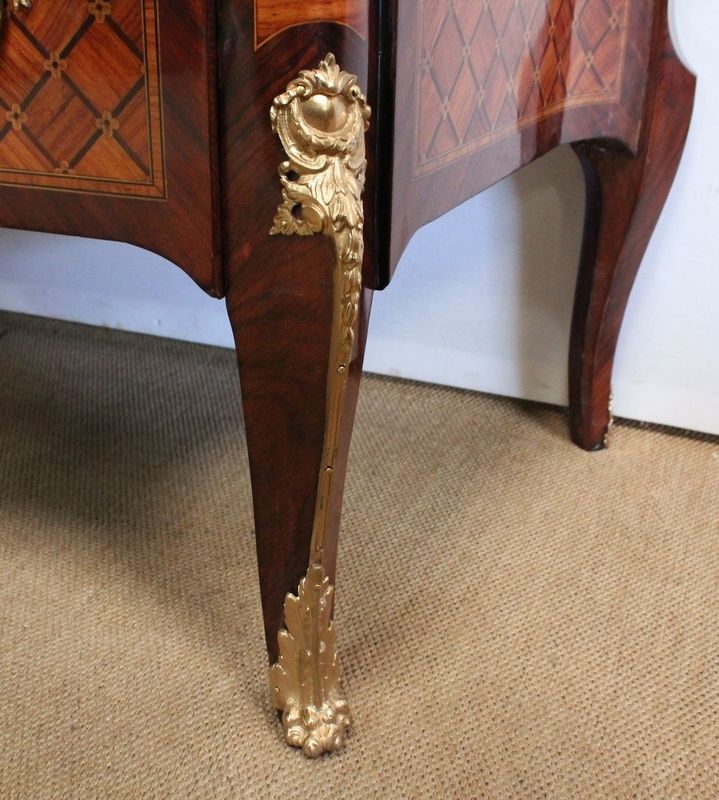 photo for sale Marquetry Chest Of Drawers, 1800s