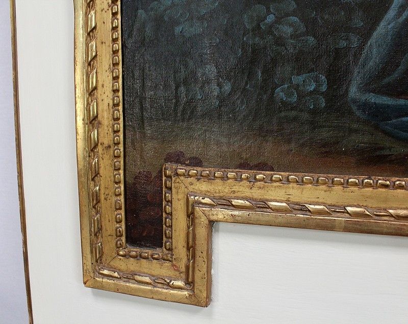 Home Decor Large Trumeau Mirror, 1800s, Antique photo