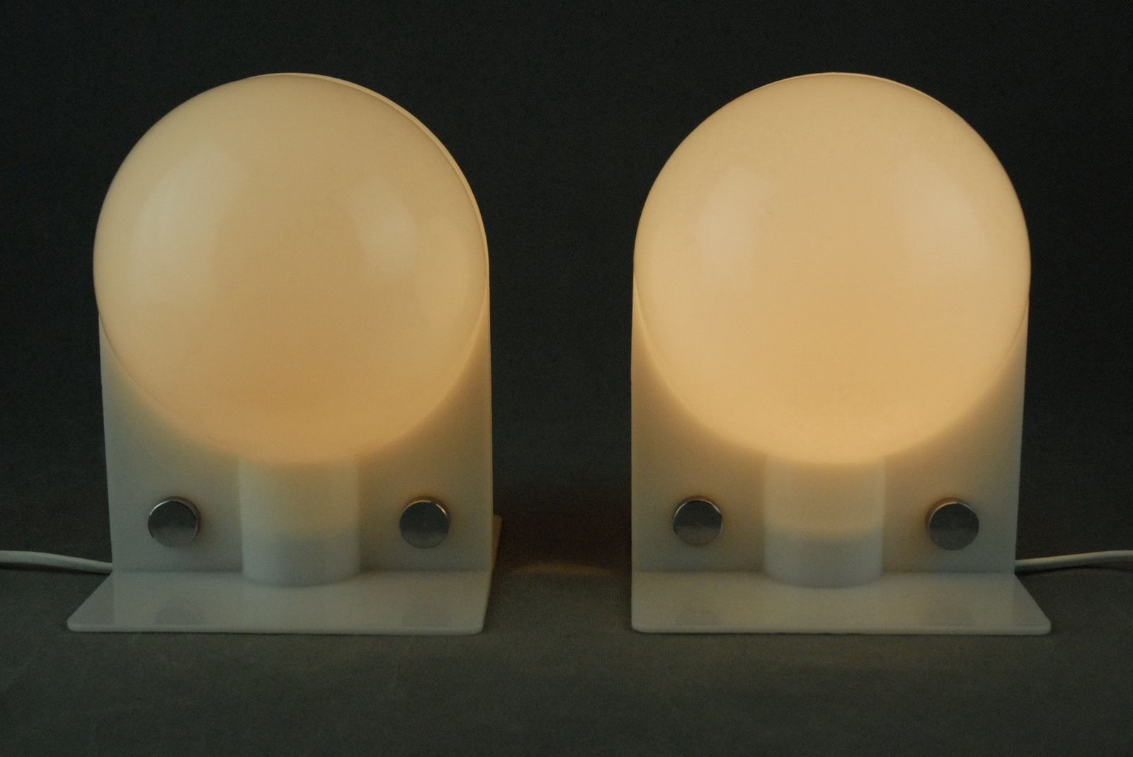 645.0 Sirio Lamps By Sergio Brazzoli & Emmano Lampa For Harvey Guzzini, Italy, Set Of 2 photo