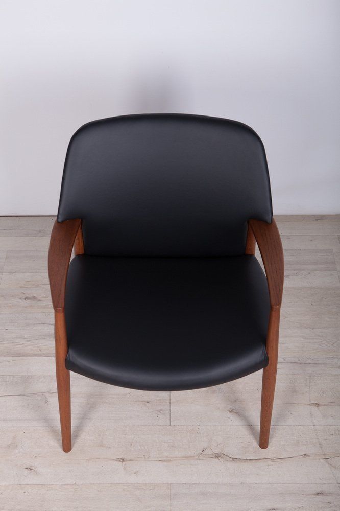 Mid Century Armchair By A. B. Madsen & E. Larsen For Fritz Hansen, 1950s photo Furniture
