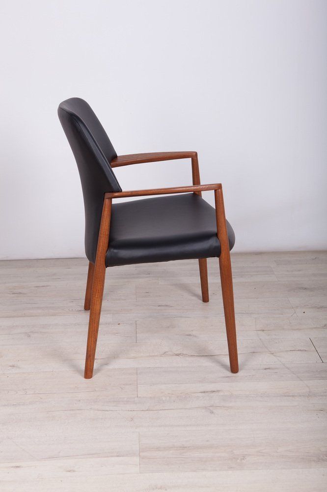 Mid Century Armchair By A. B. Madsen & E. Larsen For Fritz Hansen, 1950s photo vintage