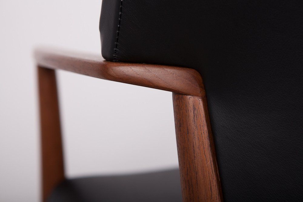 photo for sale Mid Century Armchair By A. B. Madsen & E. Larsen For Fritz Hansen, 1950s