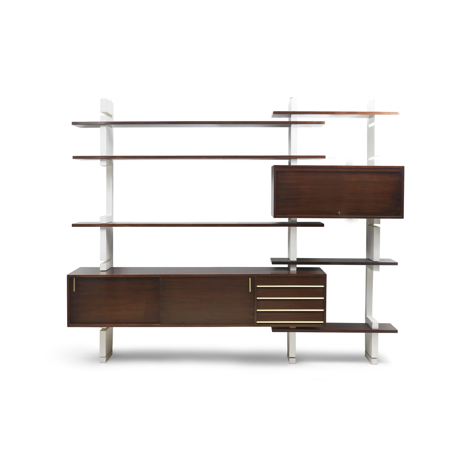 Mid Century Modern Wooden Shelving Unit By Amma