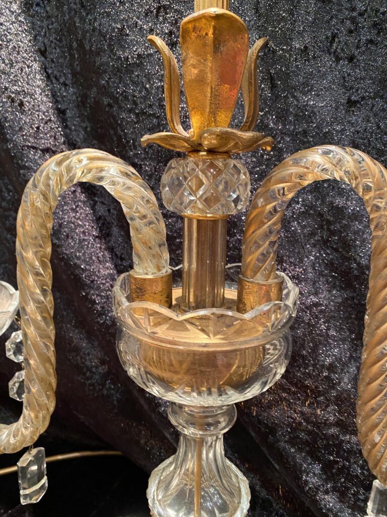 A Pair Of English Candelabra Lamps photo Lighting
