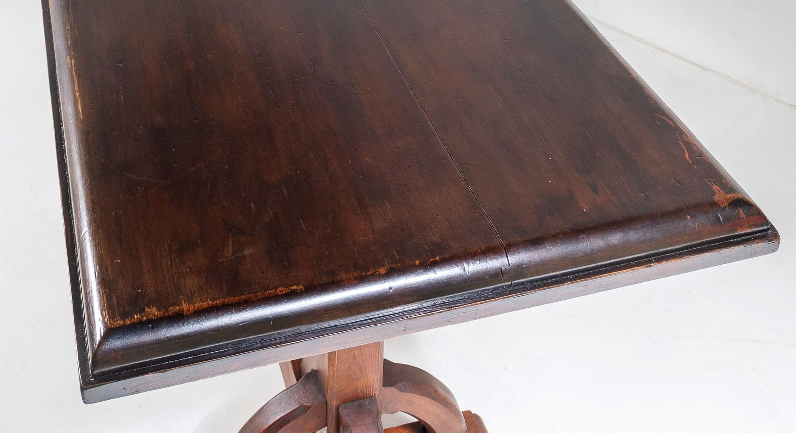 Large Scale Victorian Ecclesiastical Gothic Revival Aesthetic Centre Table In The Manner Of A.W.N Pugin photo buy