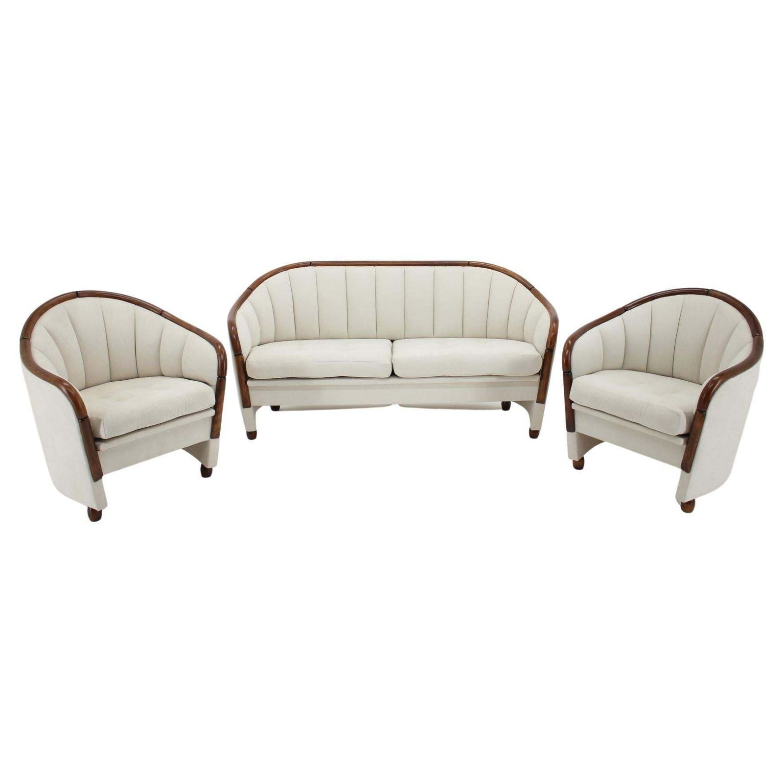 1950s Living Room Set In The Style Of Gio Ponti, Italy