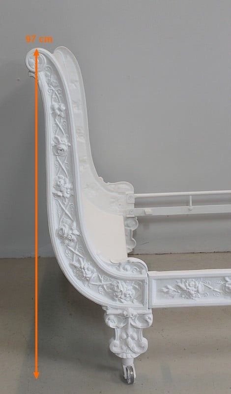 photo vinterior Rest Bed In Cast Iron 20th
