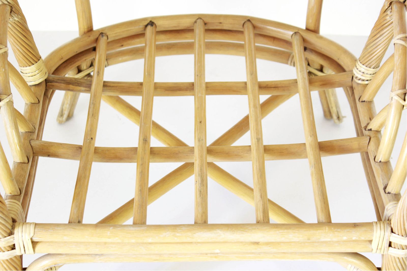 1970s Bamboo Vintahe Armchair, Vintage photo 800.0