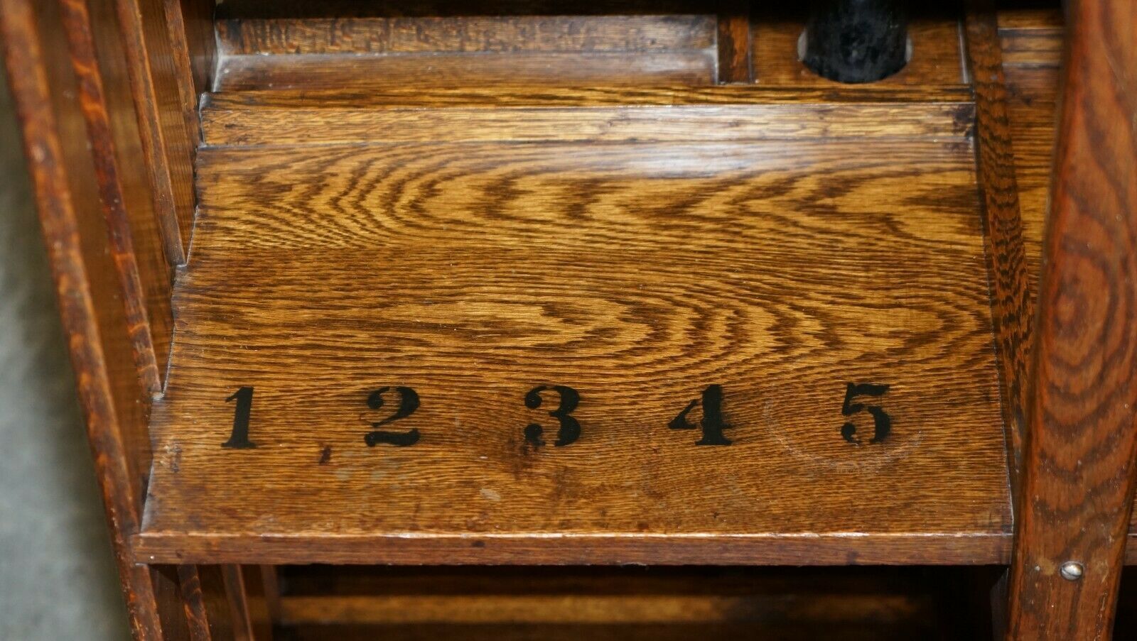 Very Large Circa 1880 Antique Victorian English Oak Revolving Bookcase Table photo 2350.0