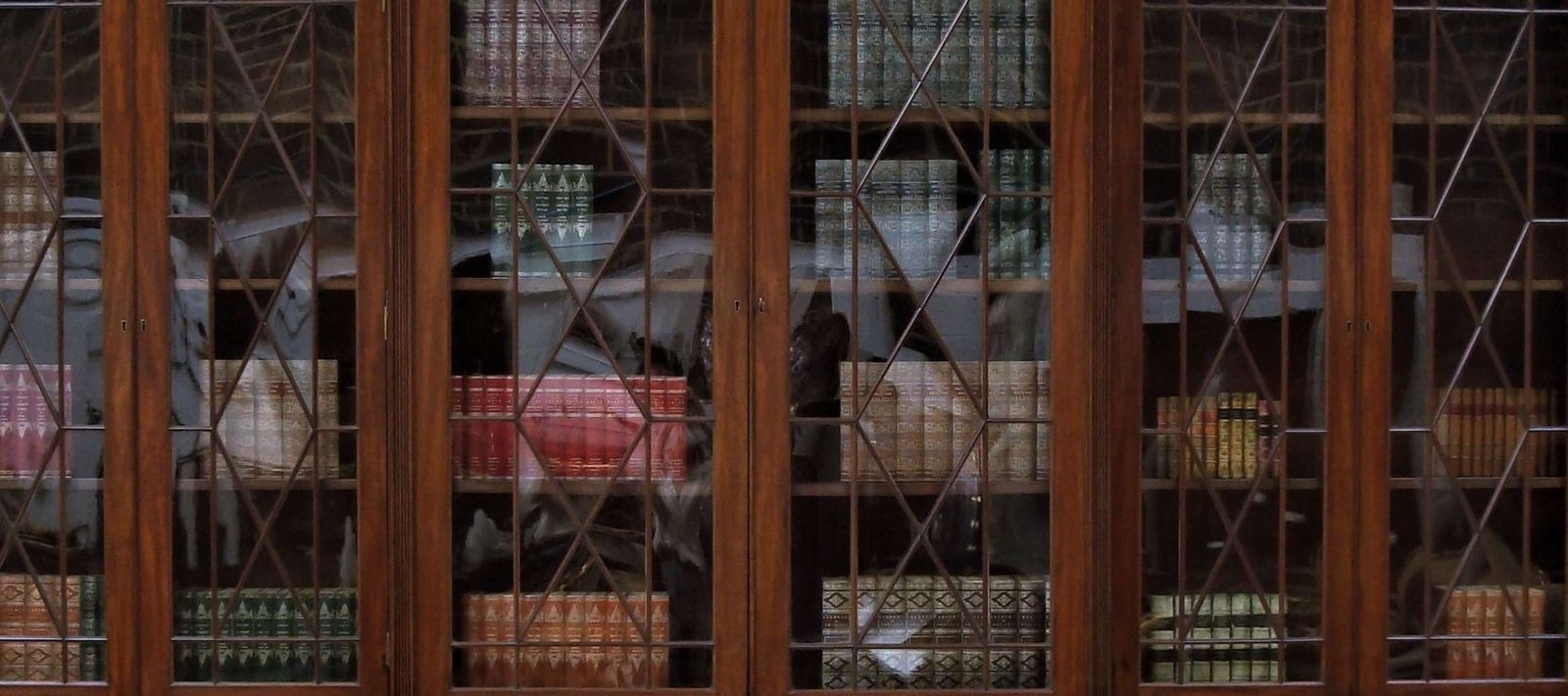 George III Mahogany Breakfront Bookcase photo 30800.0