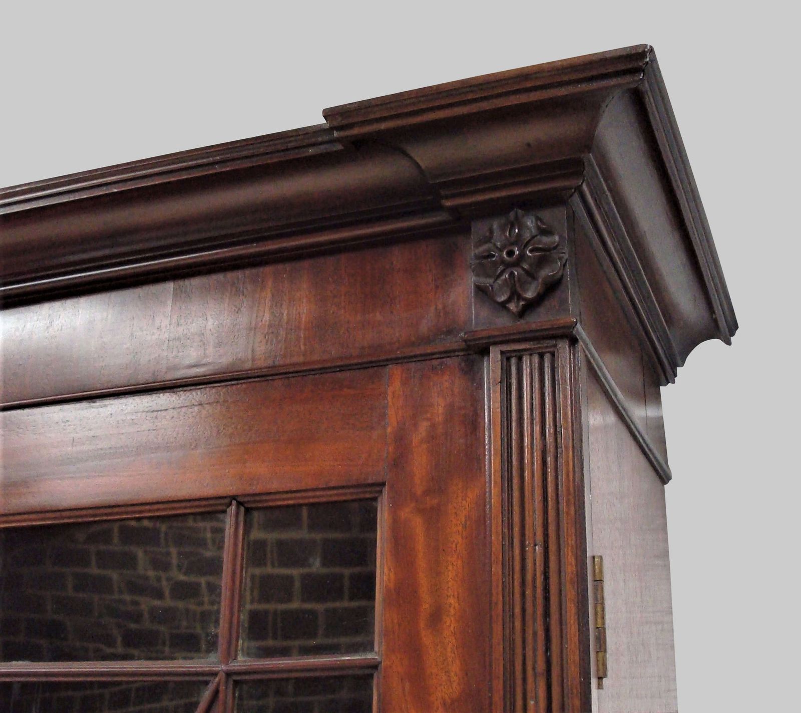 photo furniture George III Mahogany Breakfront Bookcase