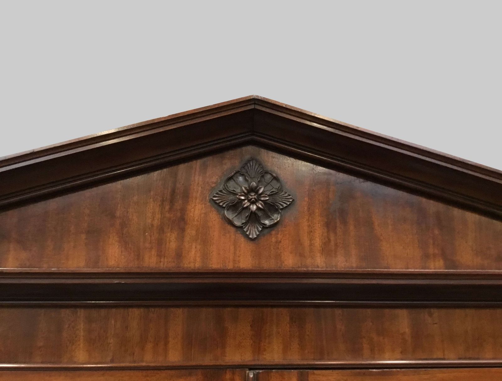 photo for sale George III Mahogany Breakfront Bookcase