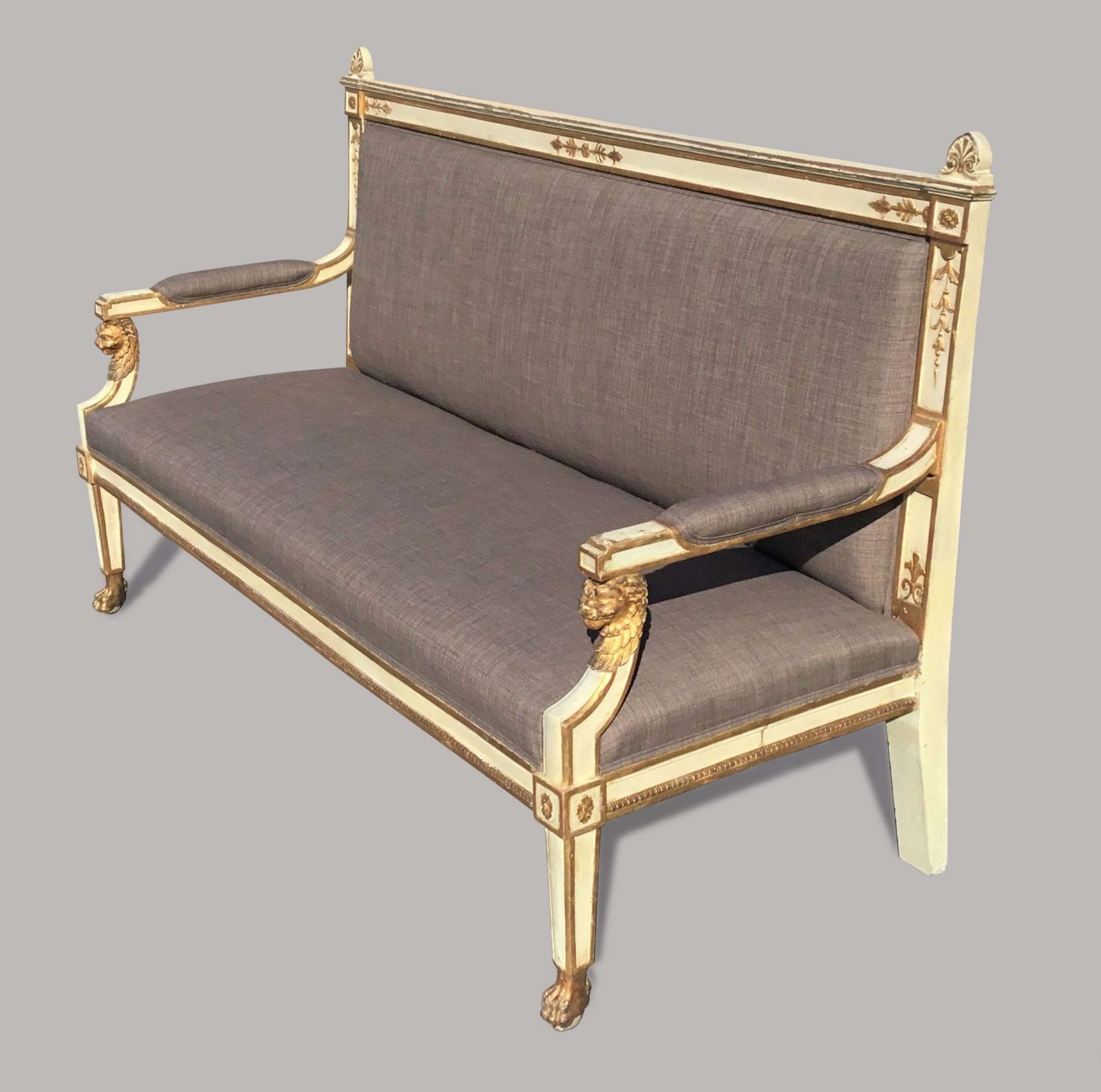 C19th Italian Neoclassical Settee Sofa photo 6050.0