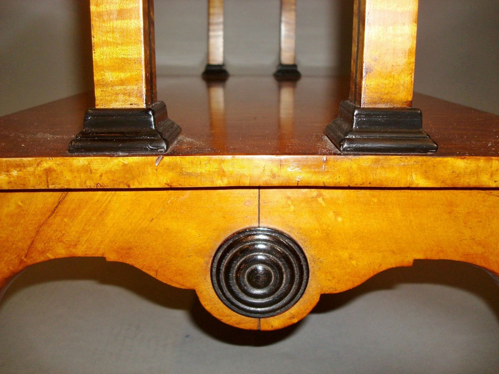 Regency Matched Pair Of Maple Etageres photo vintage