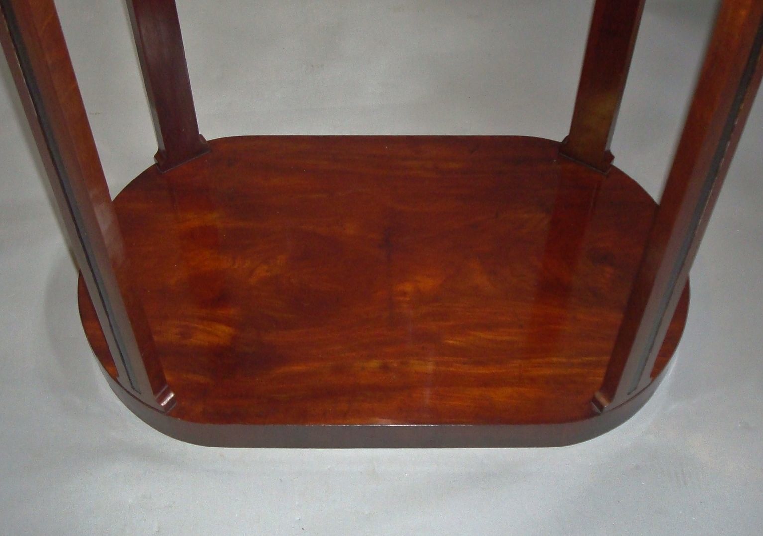 19th Century Pair Of Mahogany And Marble End Tables photo vintage