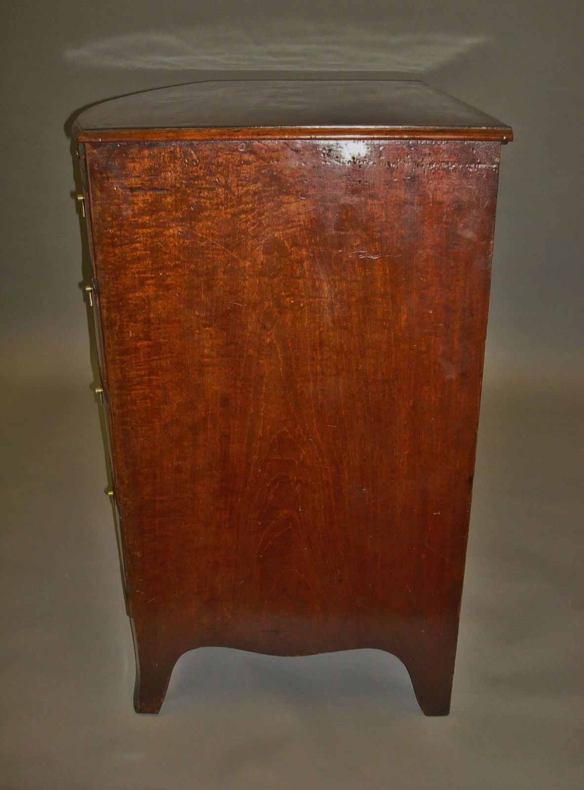 George III Mahogany Bow Front Chest Of Drawers photo buy