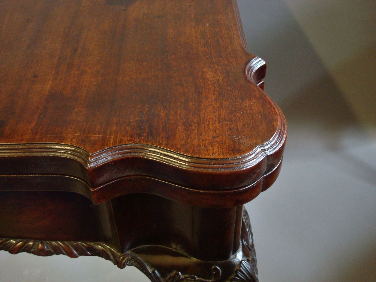 photo for sale George III Mahogany Card Table