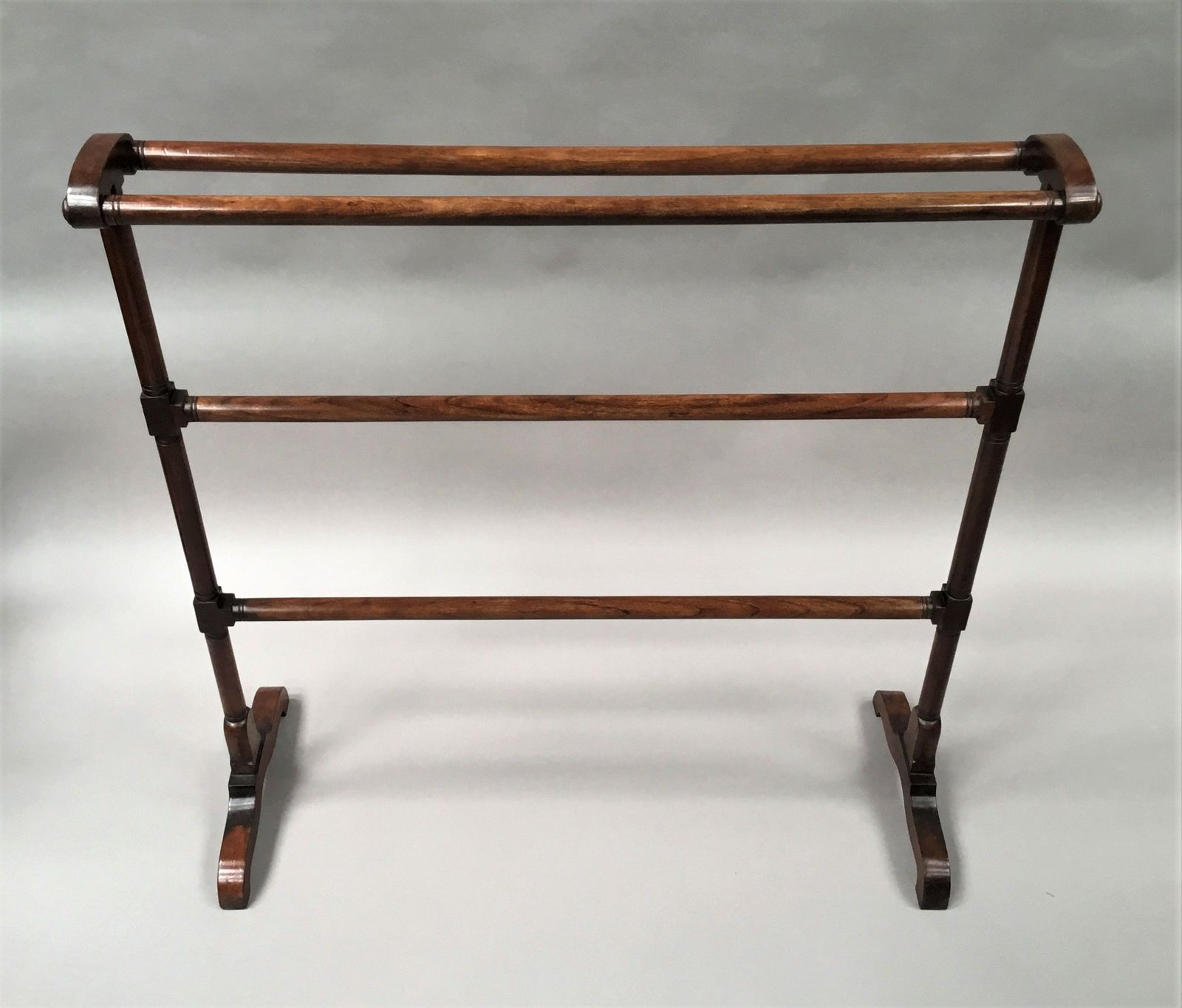 photo for sale Regency Mahogany Clothes / Towel Rail