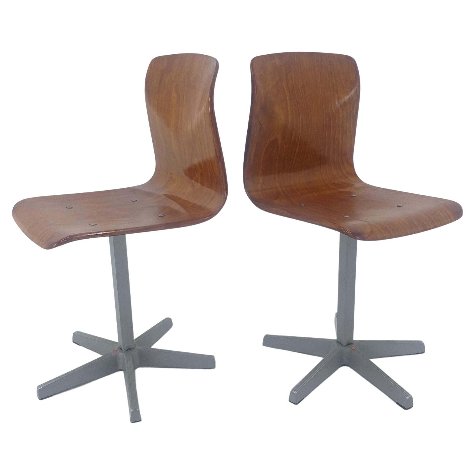 Pair Of Midcentury Child's Chairs Pagholz, Germany, 1970s