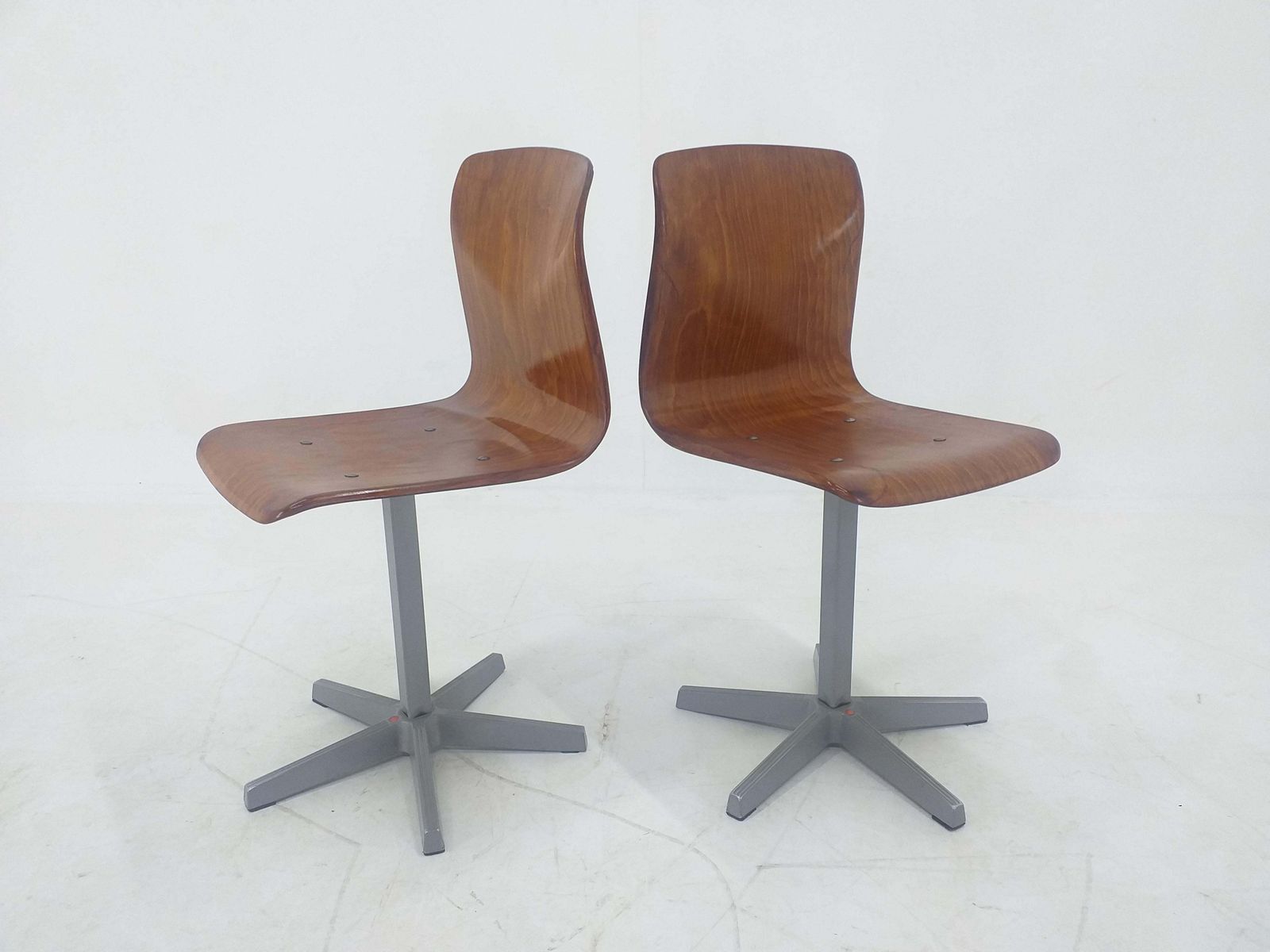Pair Of Midcentury Child's Chairs Pagholz, Germany, 1970s photo vinterior