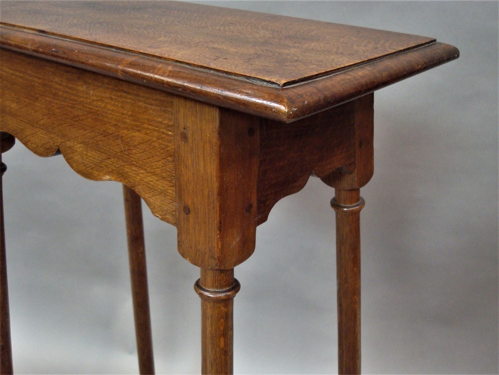 C19th Pair Of Oak Tables, 1900s photo for sale
