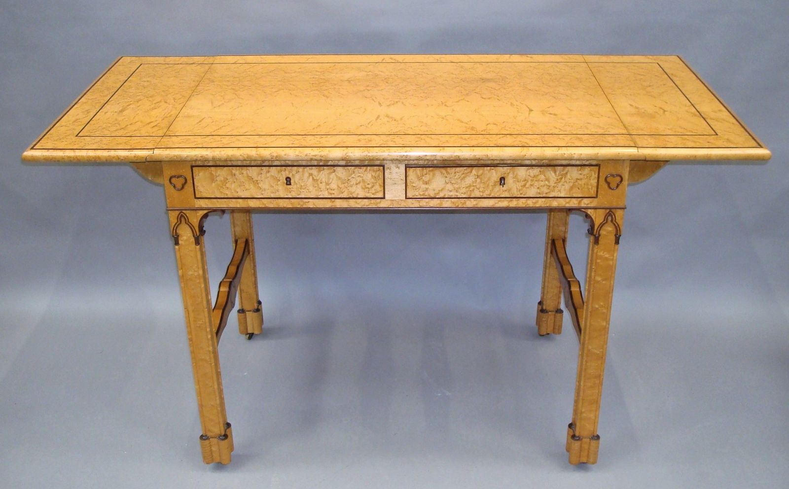 Charles X Birds Eye Maple Sofa Table photo furniture